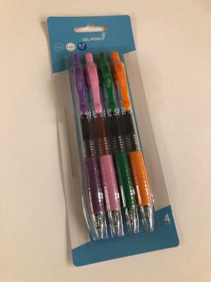680087007705 Retractable Gel Pens: 4 Colours