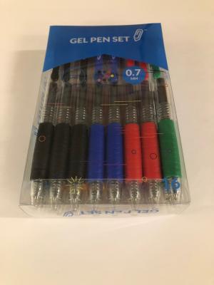 680087007712 Retractable Gel 16-pen Set